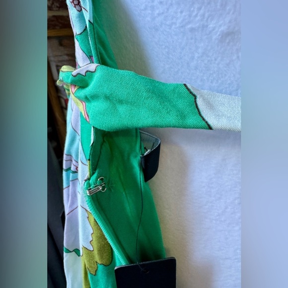 LULUS-Groovy Girl Green Floral Print Wrap Maxi Dress-size medium-NWT - Picture 12 of 14